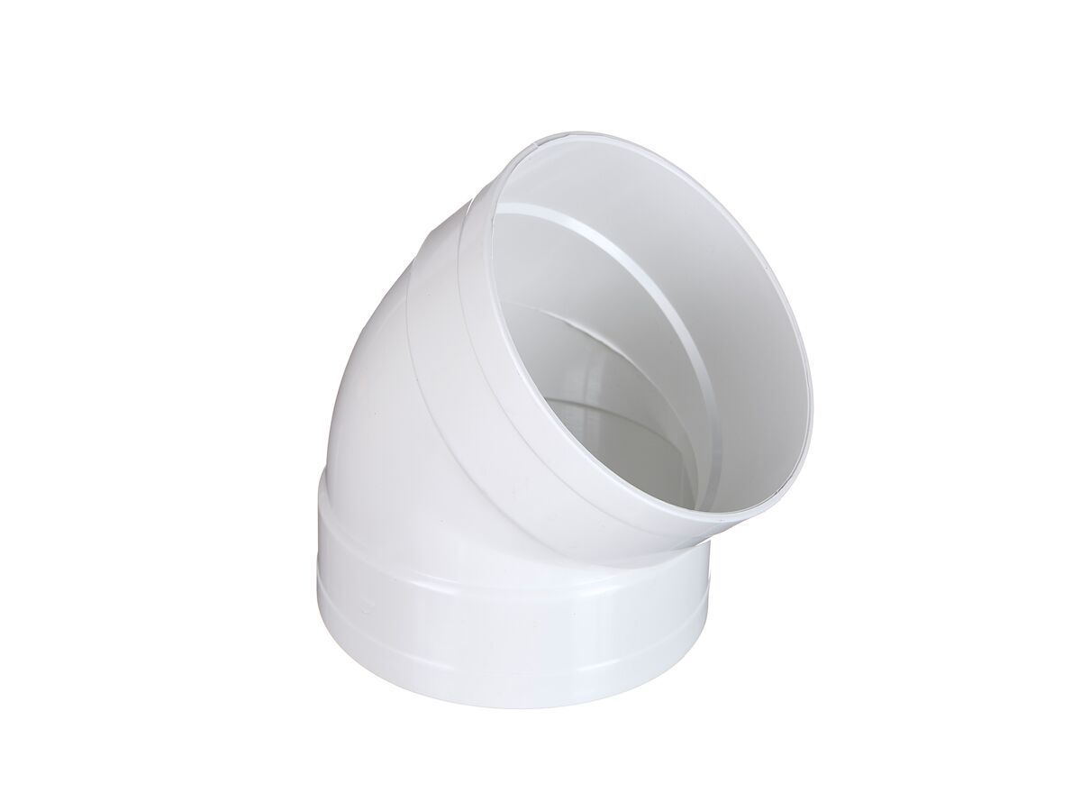 reece PVC Stormwater Bend 225mm x 45 Degree Female & Female Moulded