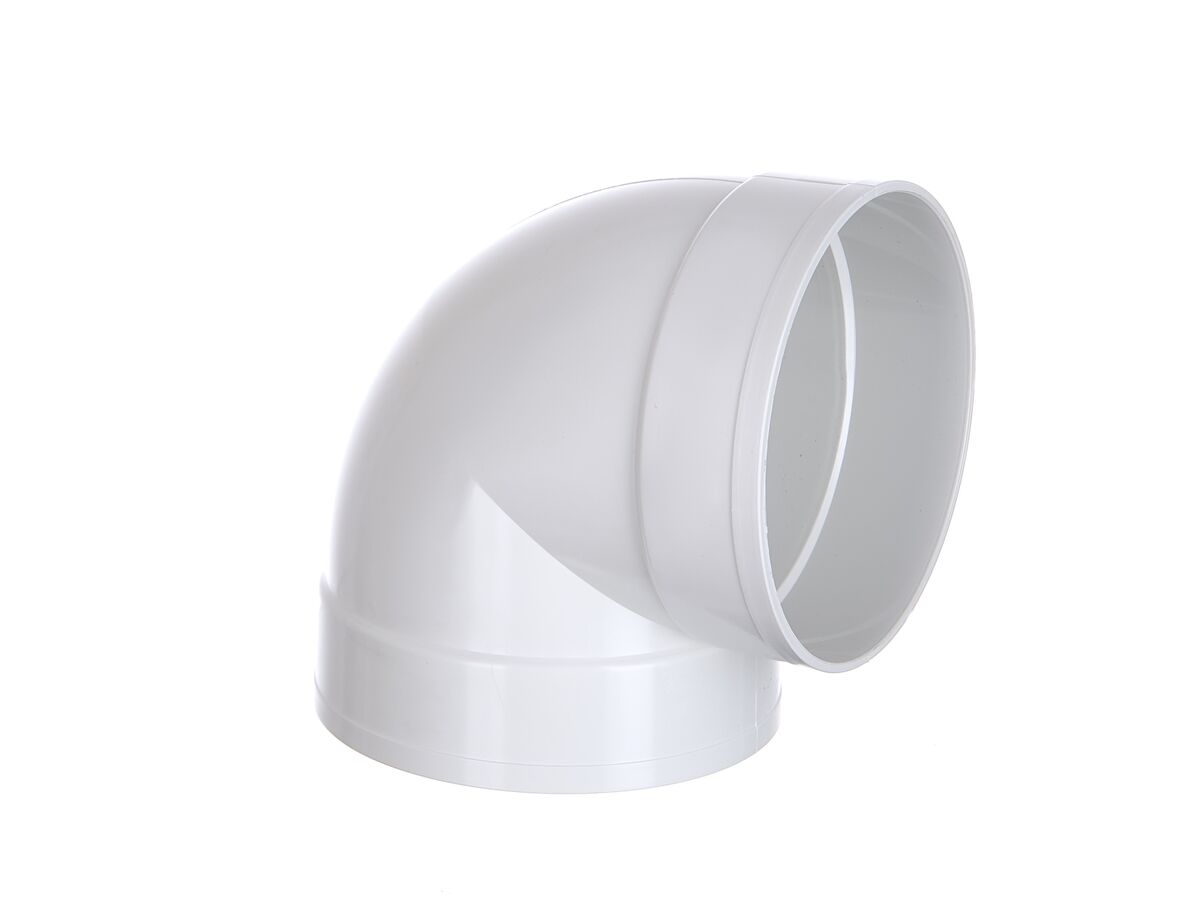 reece PVC Stormwater Bend 75mm x 90mm Degree Female & Female