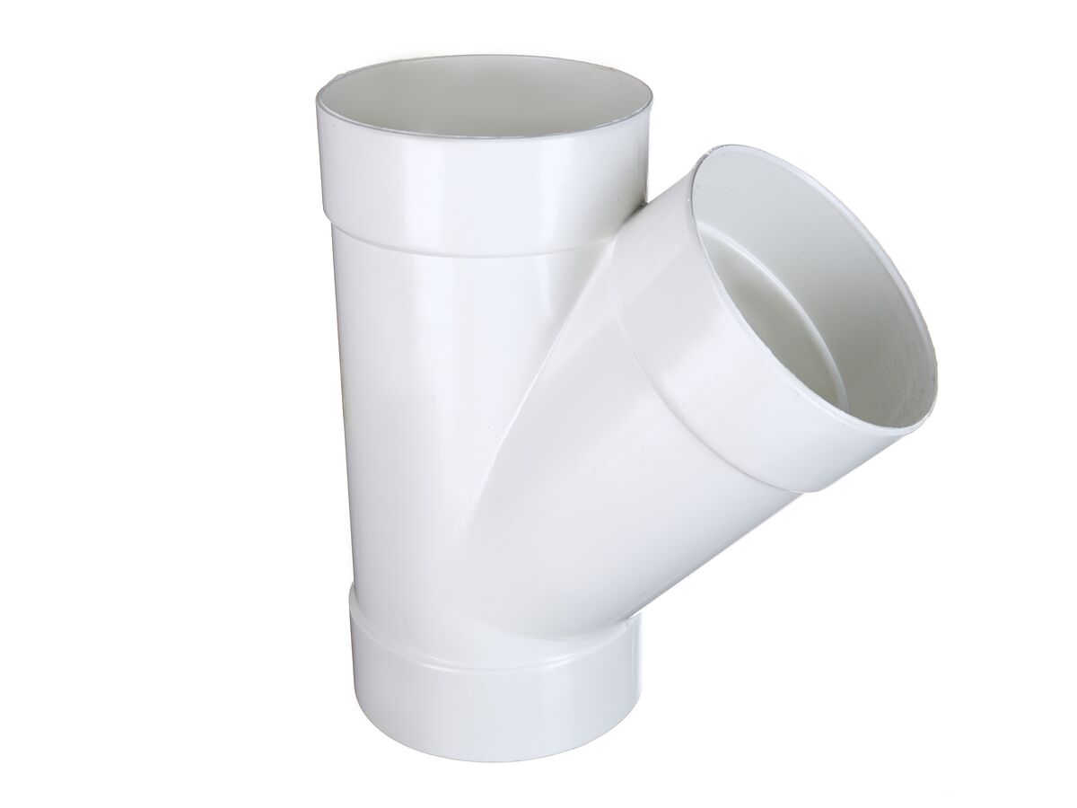 reece PVC Stormwater Junction 225mm x 100mm x 45 Degree Female & Female(OB) Moulded