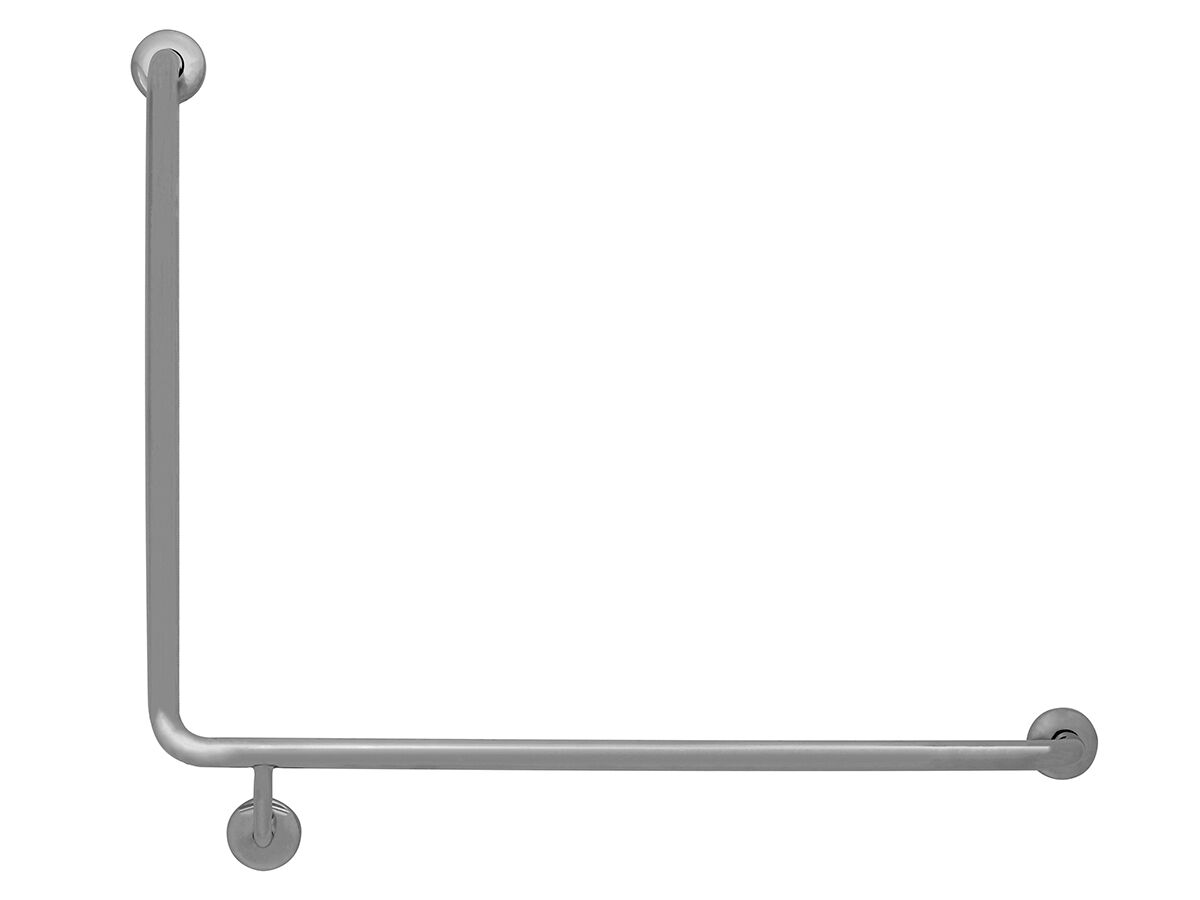 reece RBA Grab Rail 90 Degree 950 x 700 High Right Hand Stainless Steel Polished