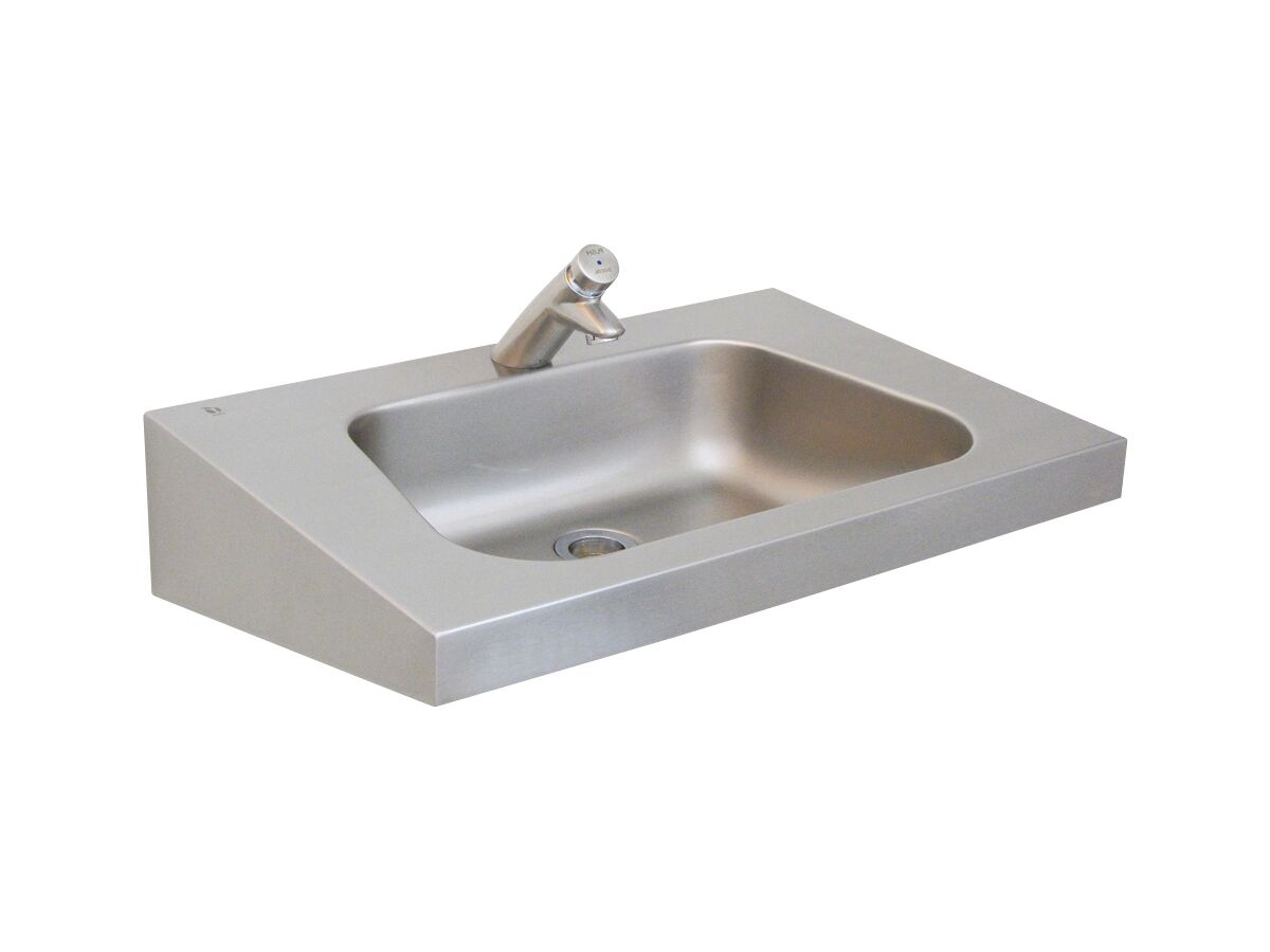 reece RBA Heavy Duty Wall Basin 1 Taphole Stainless Steel