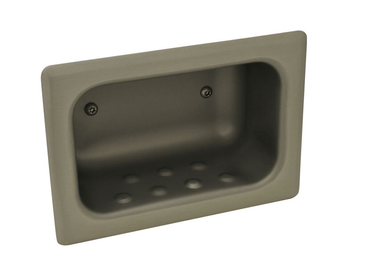 reece RBA Recessed Front Fixed Soap Dish Stainless Steel