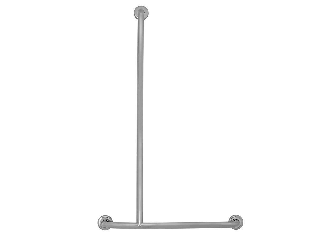 reece RBA Shower T Rail Left Hand Stainless Steel Polished
