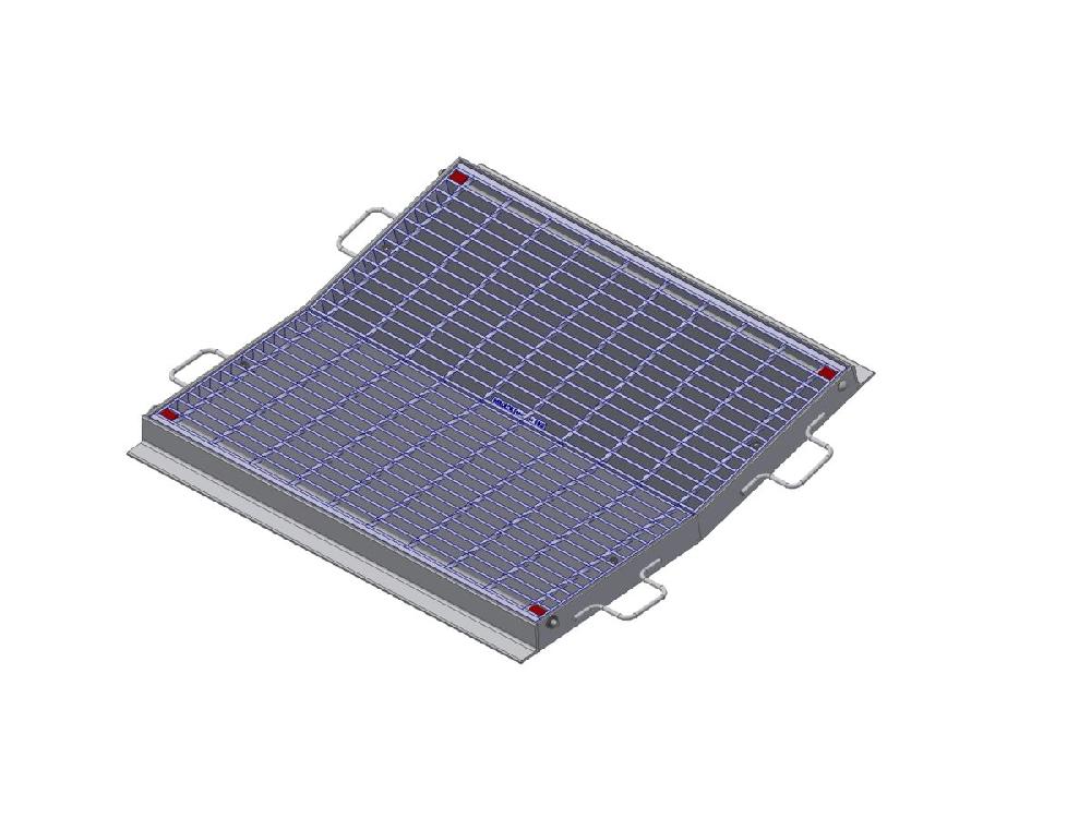 reece 900mm x 900mm Class D - 15 Degree Deep V Grate