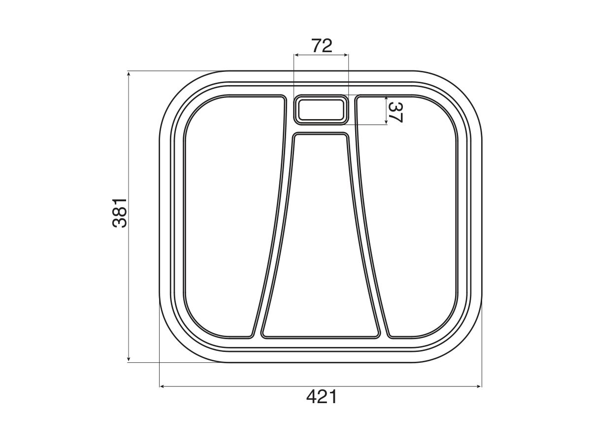 Reece AFA Flow Drainer Tray Stainless Steel