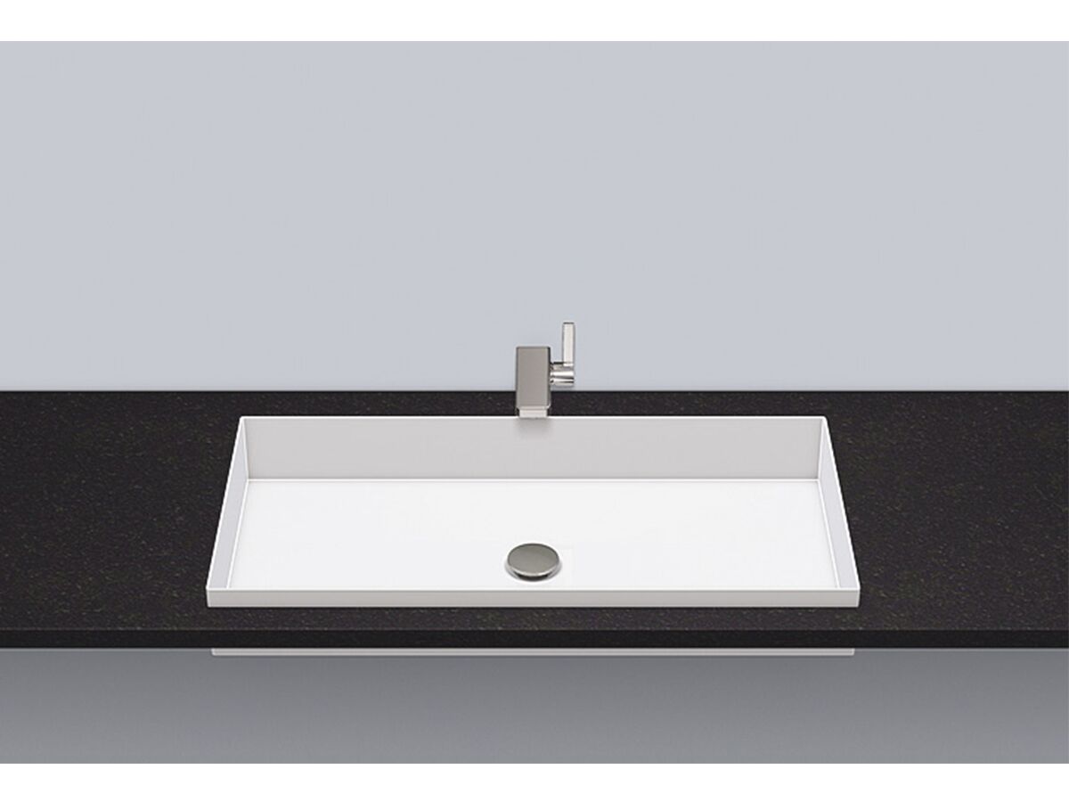 Reece Alape Metaphor Semi Inset Basin 750mm White