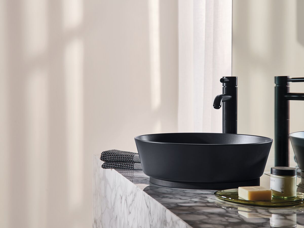 Reece Alape Scopio Counter Basin 375mm Matte Black