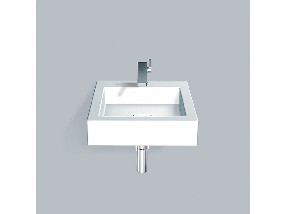 Reece Alape WT.Q4 Wall Basin 1 Taphole 450mm White