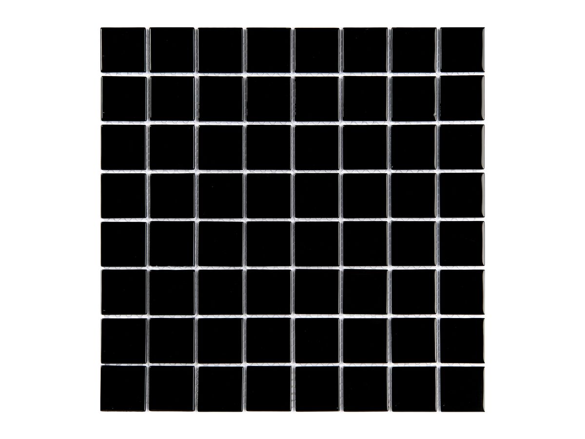 reece Amalfi Nero Crystal Glass 36mm x 36mm (sqmtr)