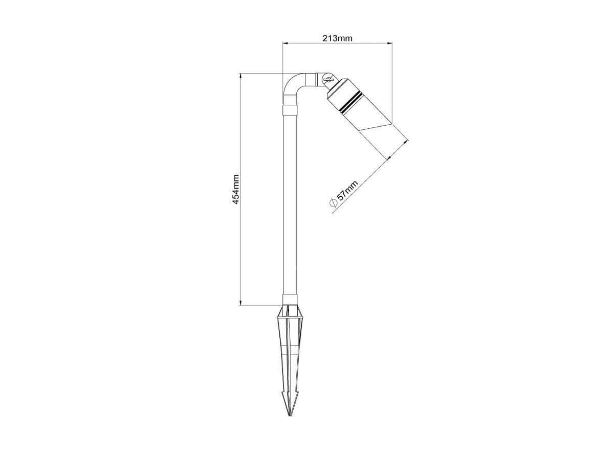 Reece Aqualux Adjustable Spike Pathlight
