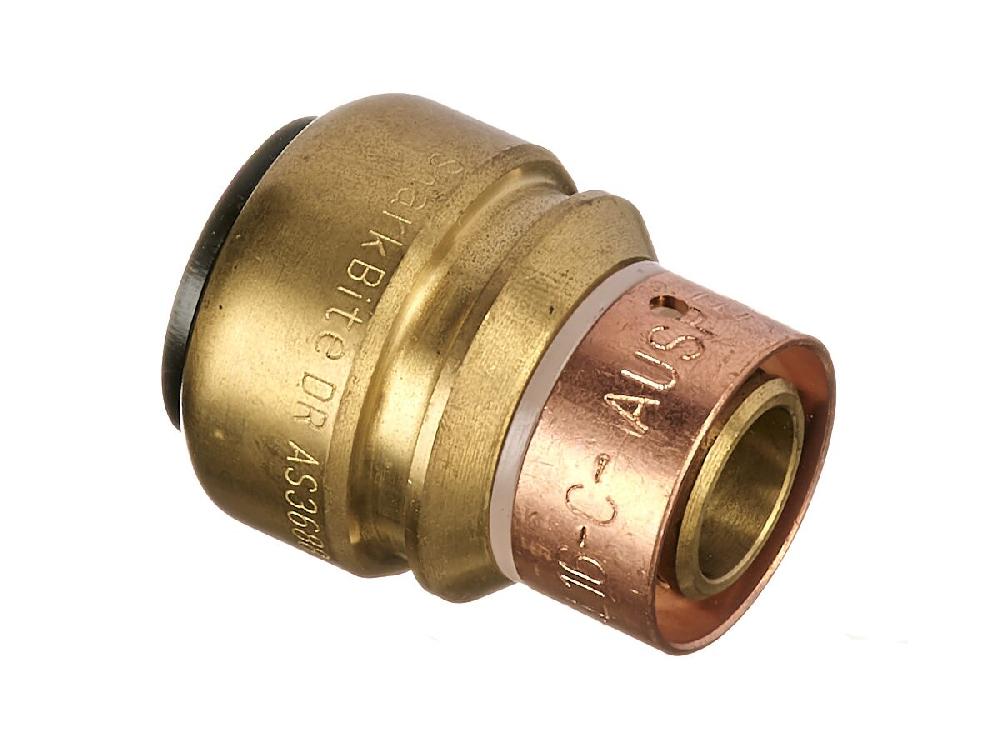 reece Auspex Crimp 25mm x 1" Copper Pushfit Adaptor