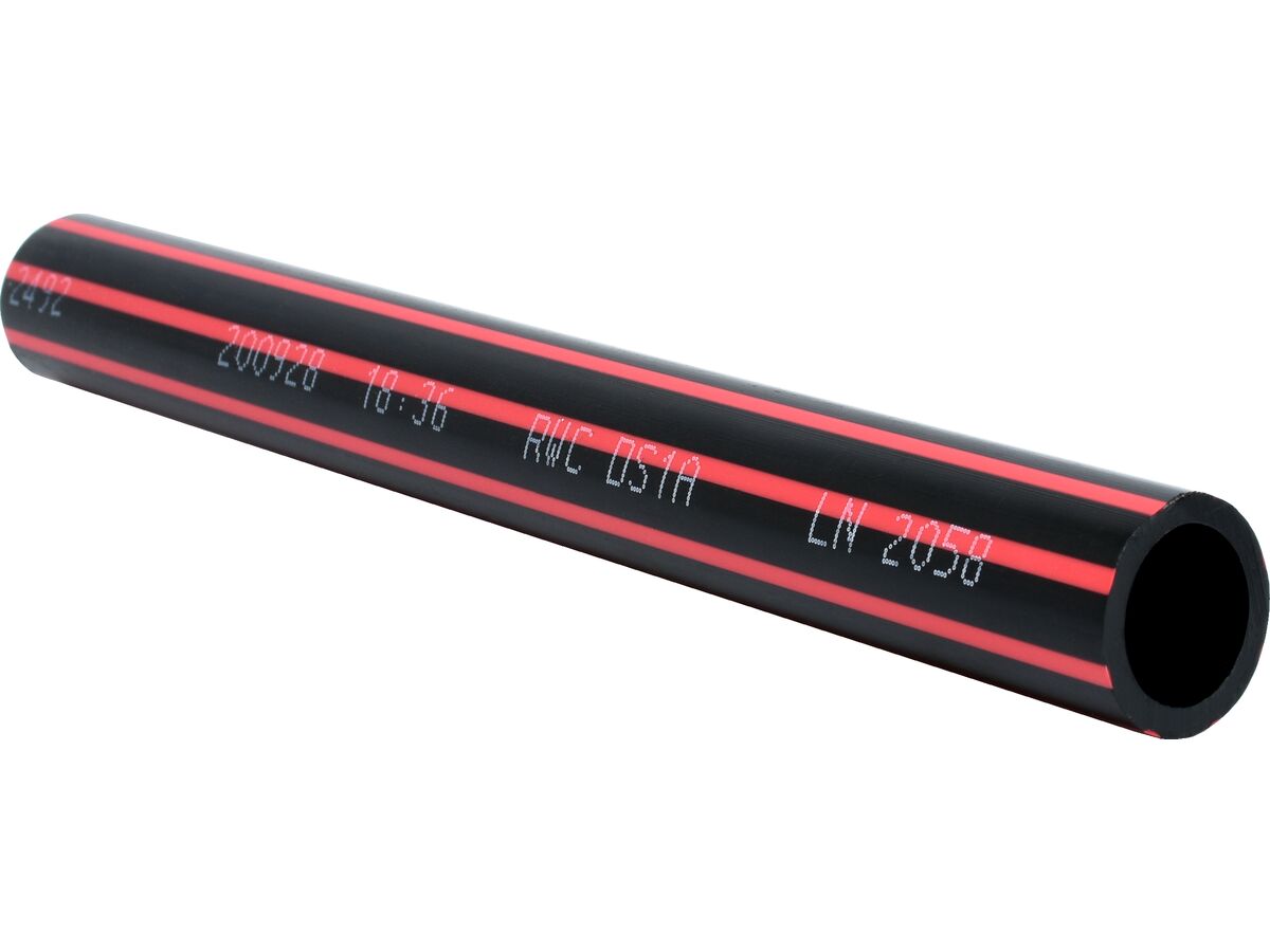 reece Auspex Fire Pipe Red Stripe 20mm x 5mtr
