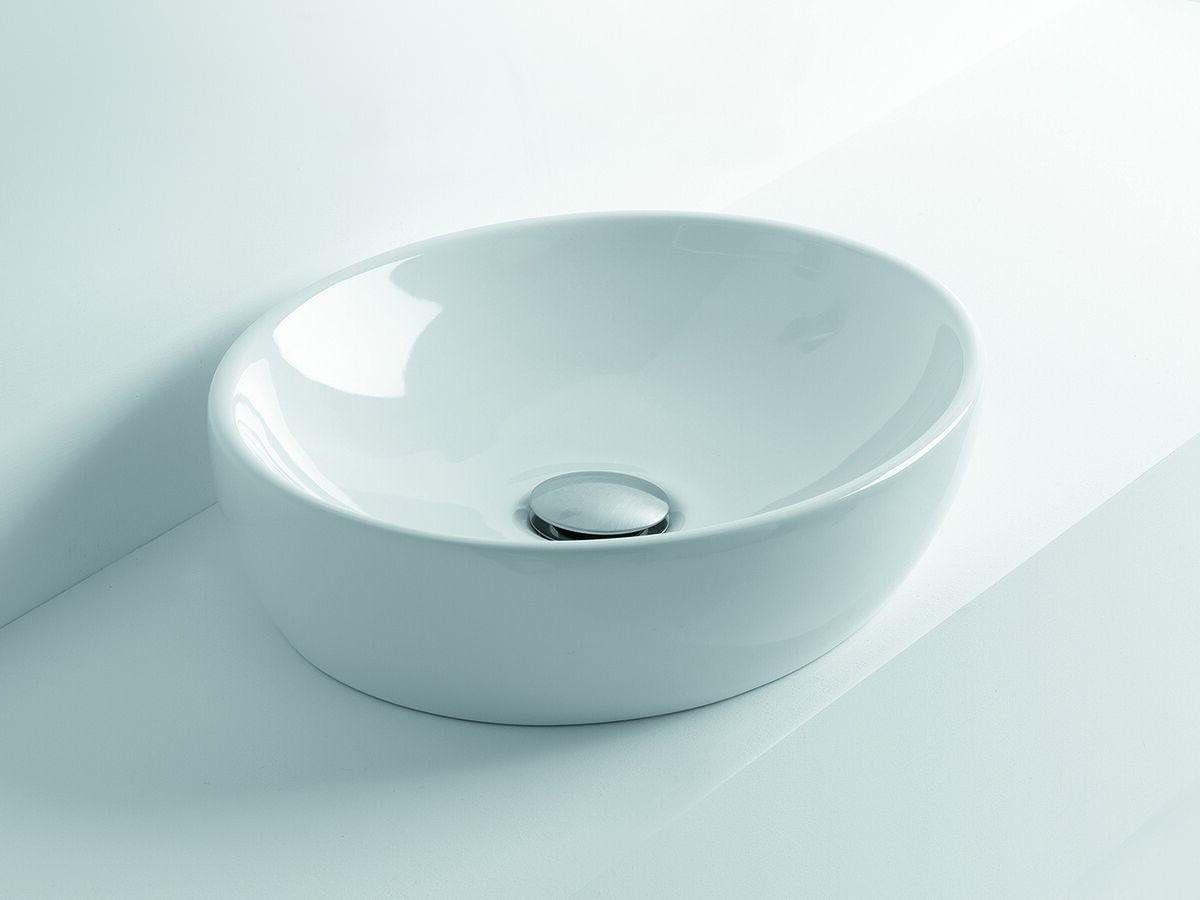 reece AXA H10 Oval Counter Basin 400 x 320mm White