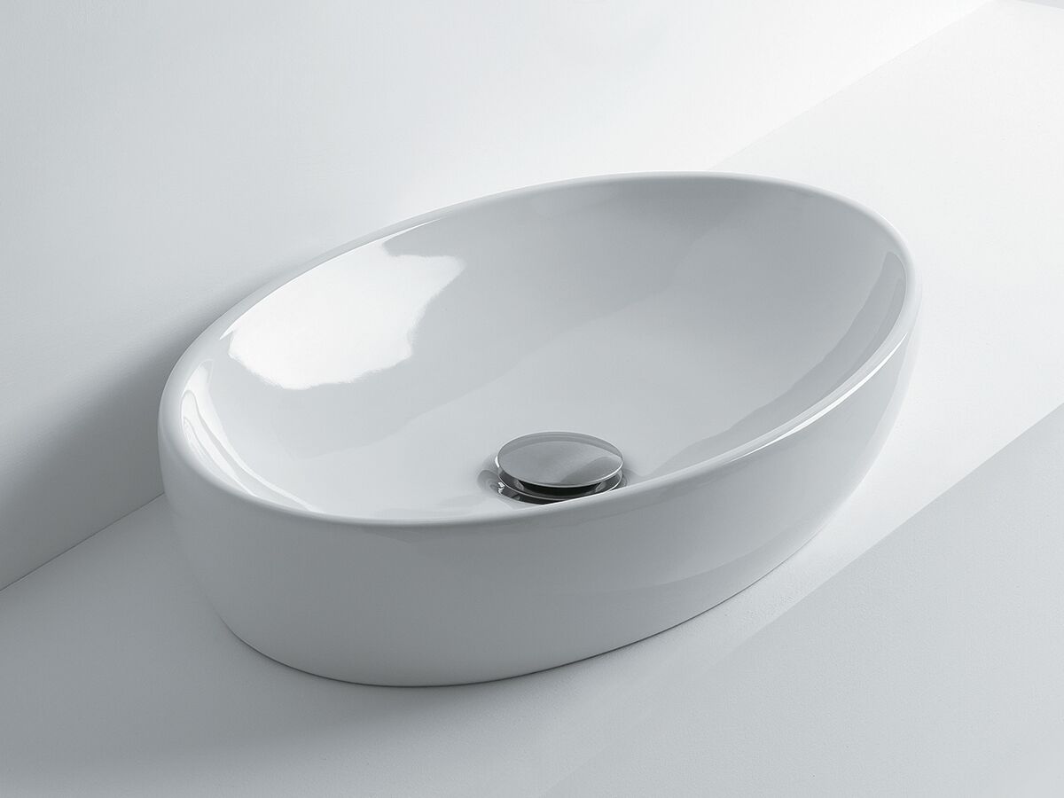 Reece AXA H10 Oval Counter Basin 500 X 320mm White