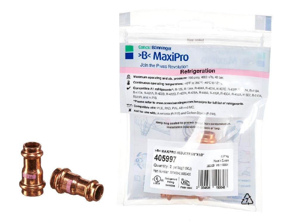 reece B-MaxiPro Reducer 5/8" x 1/2" (Bag of 2)