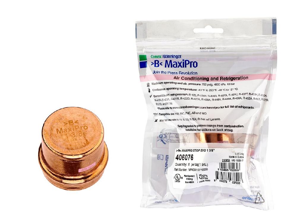 reece B-MaxiPro Stop End 1 3/8" Bag of 1