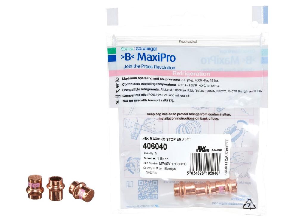 reece B-MaxiPro Stop End 3/8" (Bag of 3)