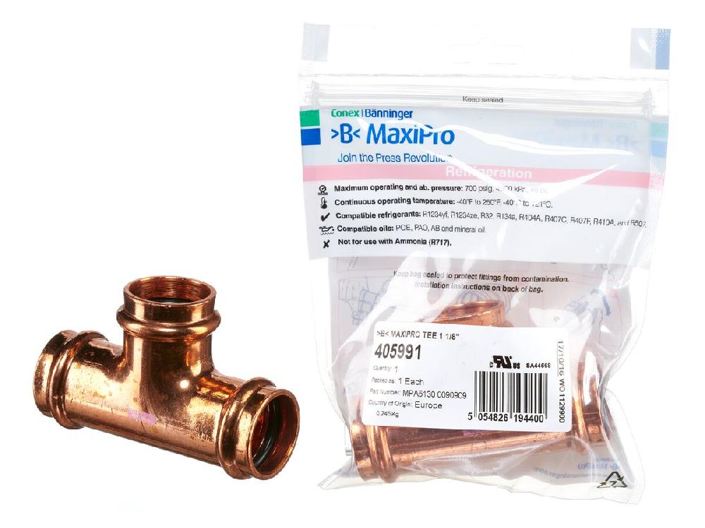 reece B-MaxiPro Tee 1 1/8" (Bag of 1)