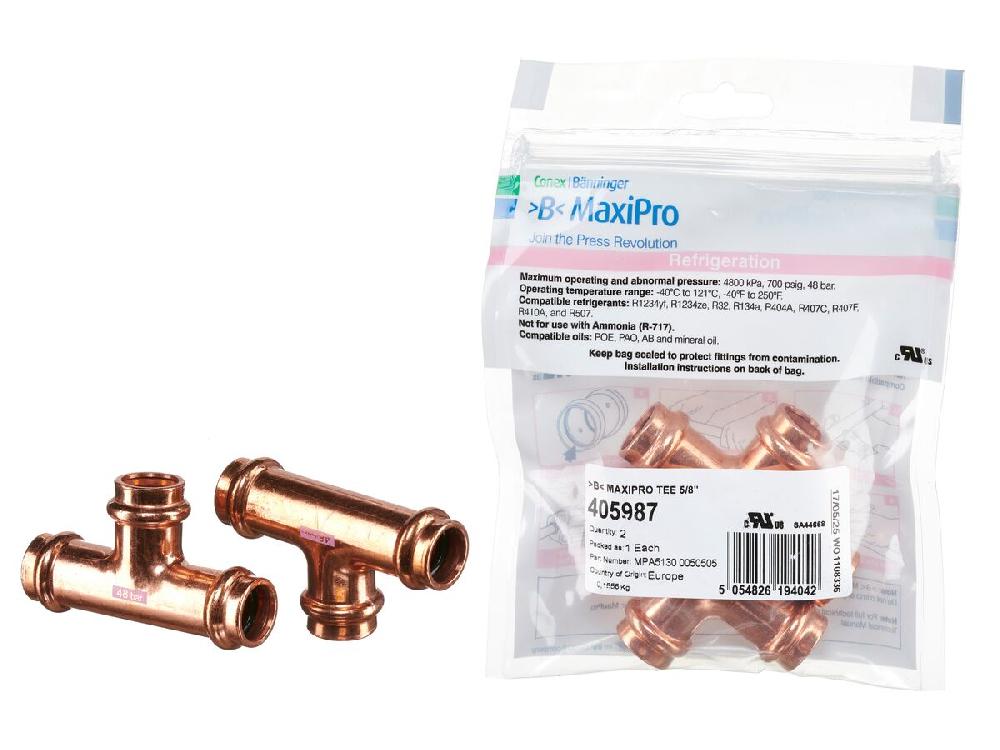 reece B-MaxiPro Tee 5/8" (Bag of 2)
