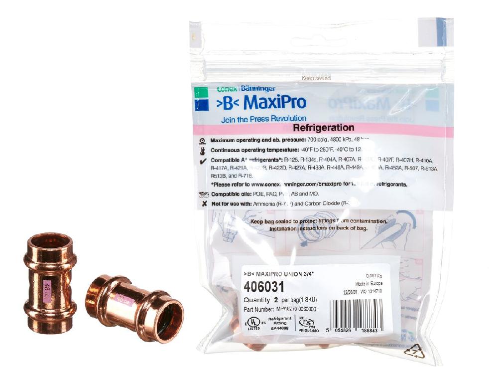 reece B-MaxiPro Union 3/4" (Bag of 2)