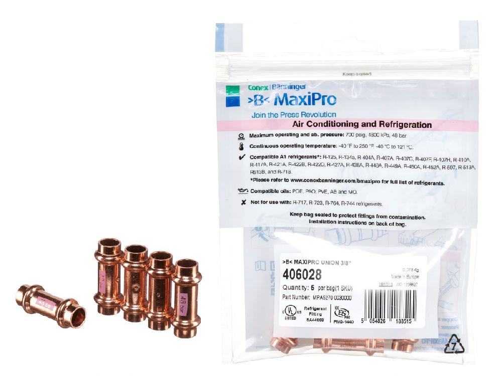 reece B-MaxiPro Union 3/8" (Bag of 5)