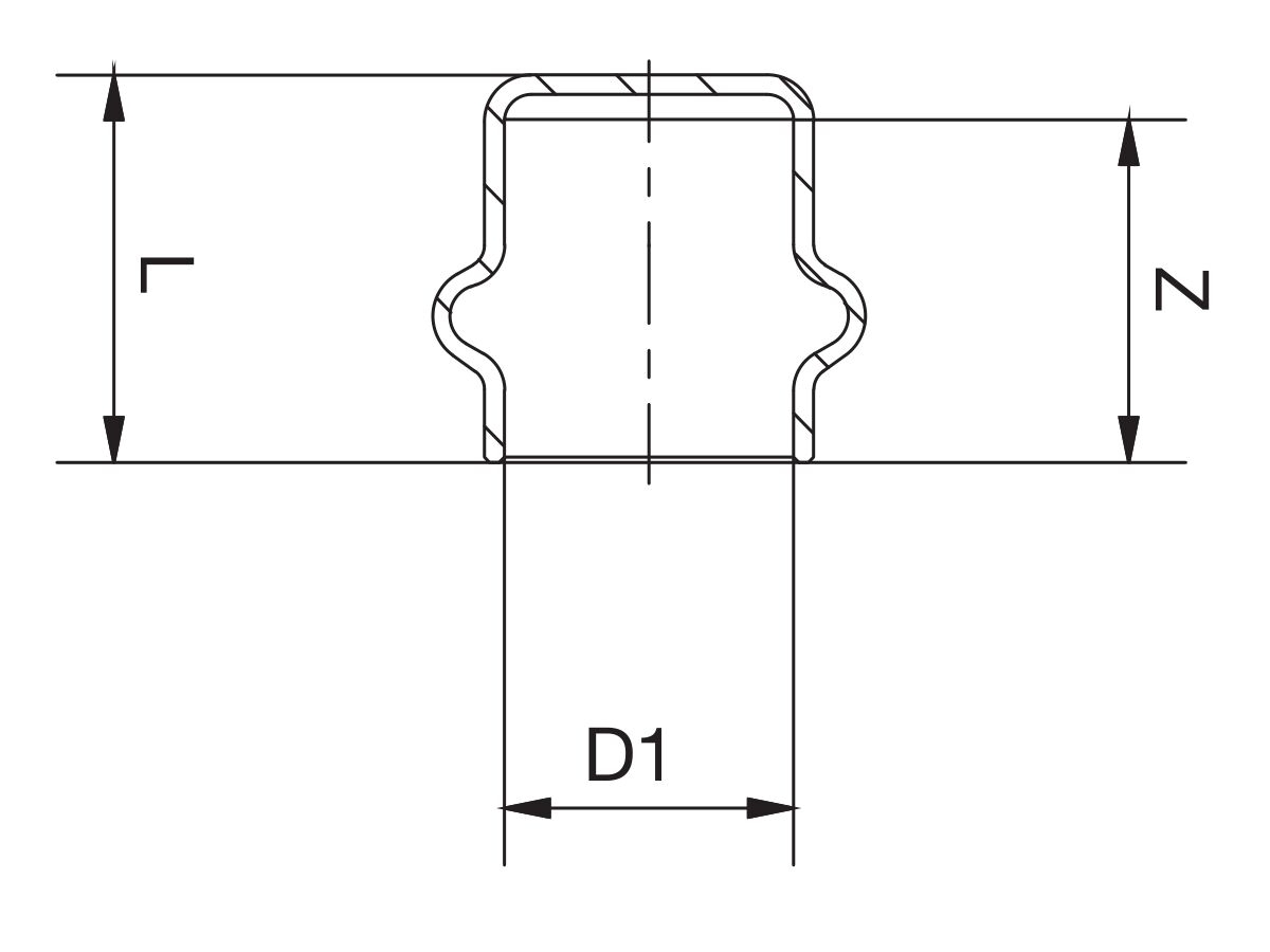 Reece B-Press Gas End Cap 15mm
