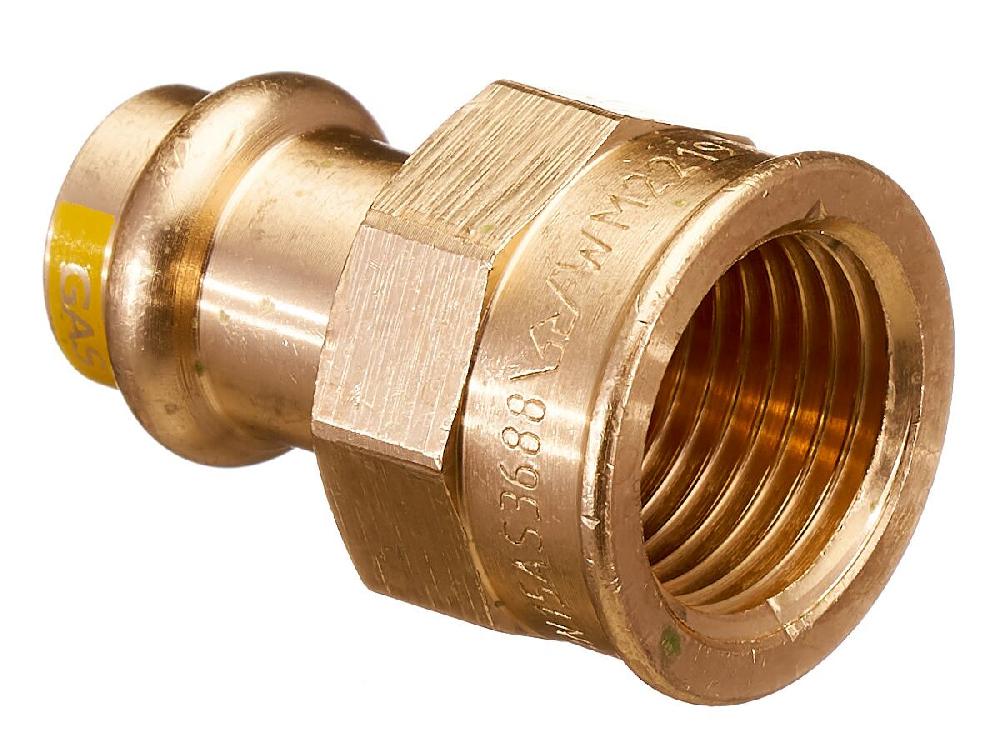 reece B-Press Gas Female Coupling 15mm x 15mm BSPF