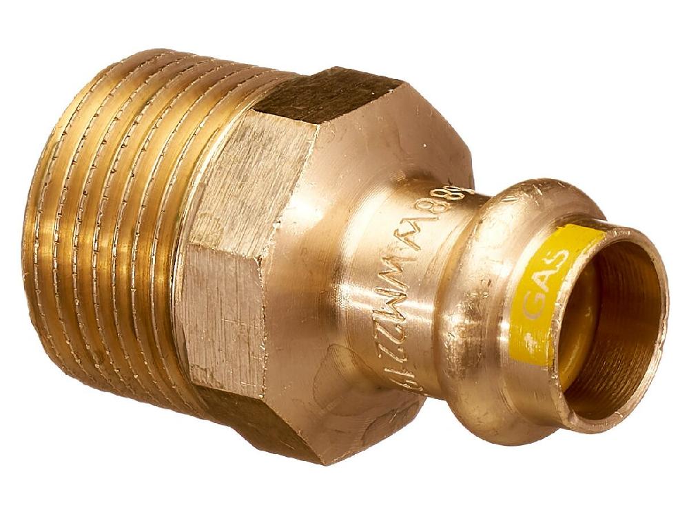 reece B-Press Gas Male Coupling 15mm x 20mm BSPM