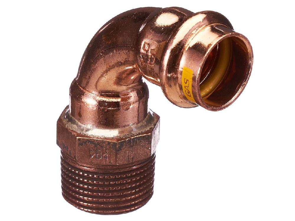 reece B-Press Gas Male Elbow 20mm x 20mm BSPM