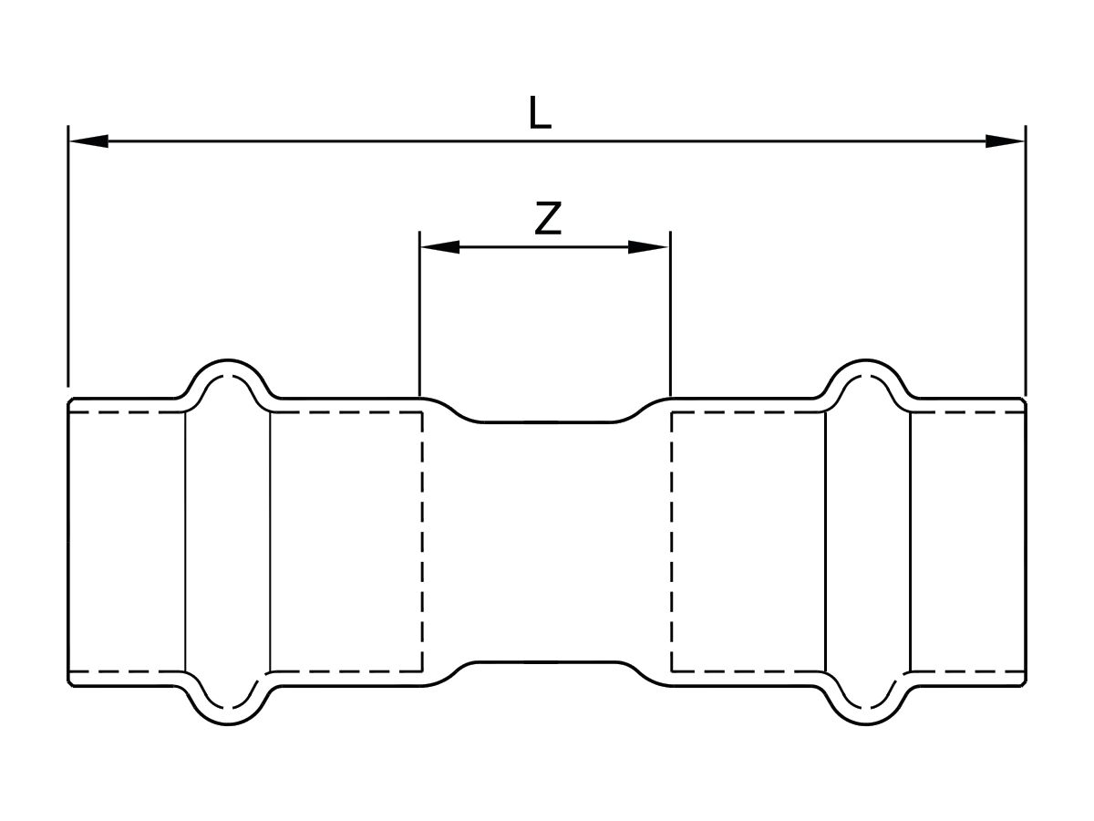 Reece B-Press Stainless Steel Coupler 22mm