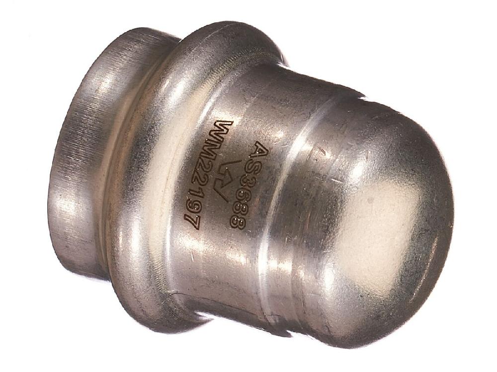 reece B-Press Stainless Steel Stop End 22mm