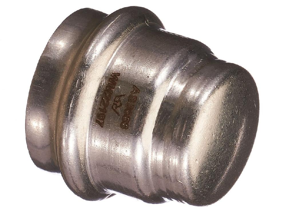 reece B-Press Stainless Steel Stop End 28mm