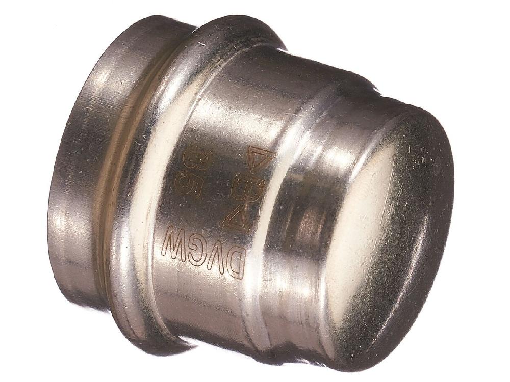 reece B-Press Stainless Steel Stop End 35mm