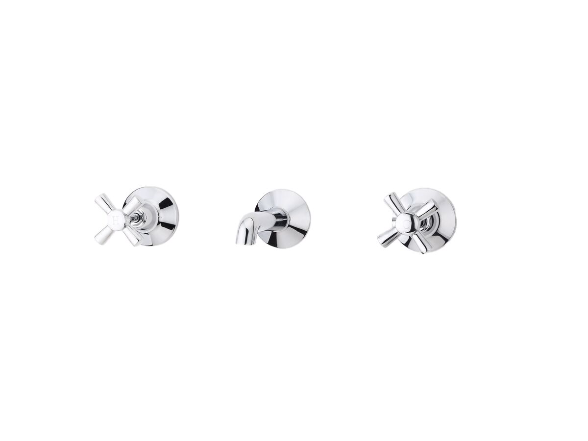 reece Base Bath Set Anti-Vandal Chrome