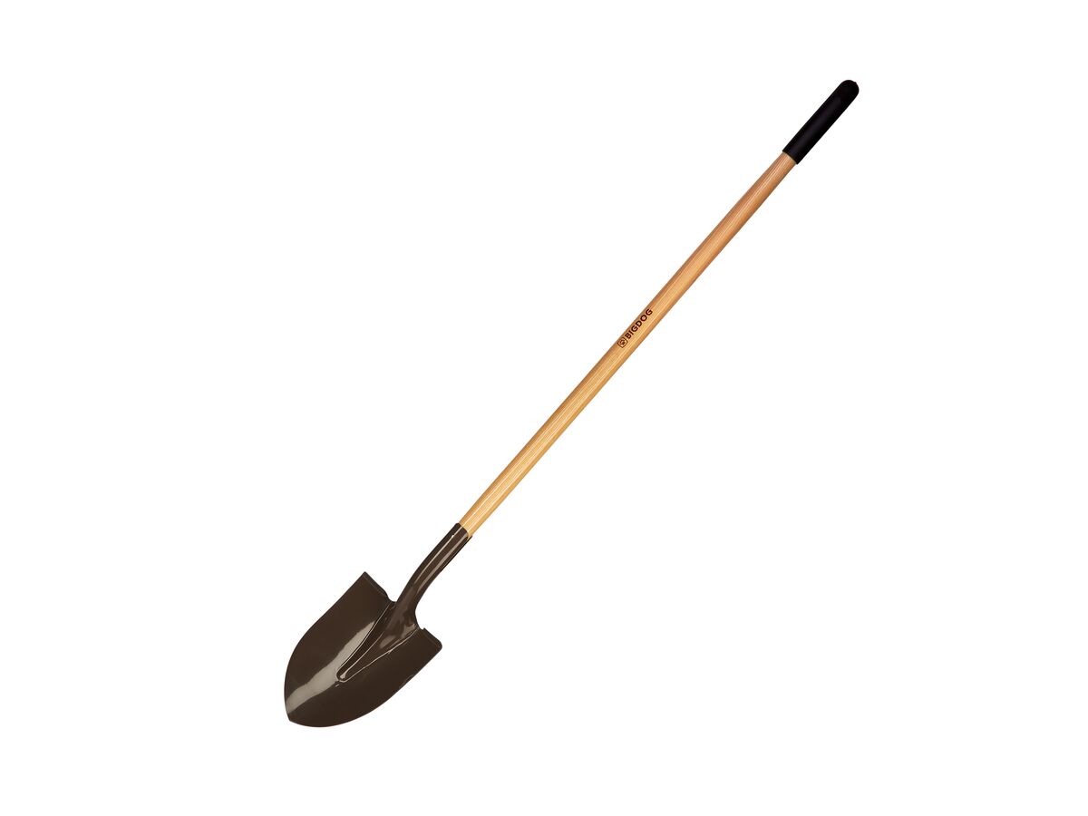 reece Bigdog Round Point Wooden Handle Shovel