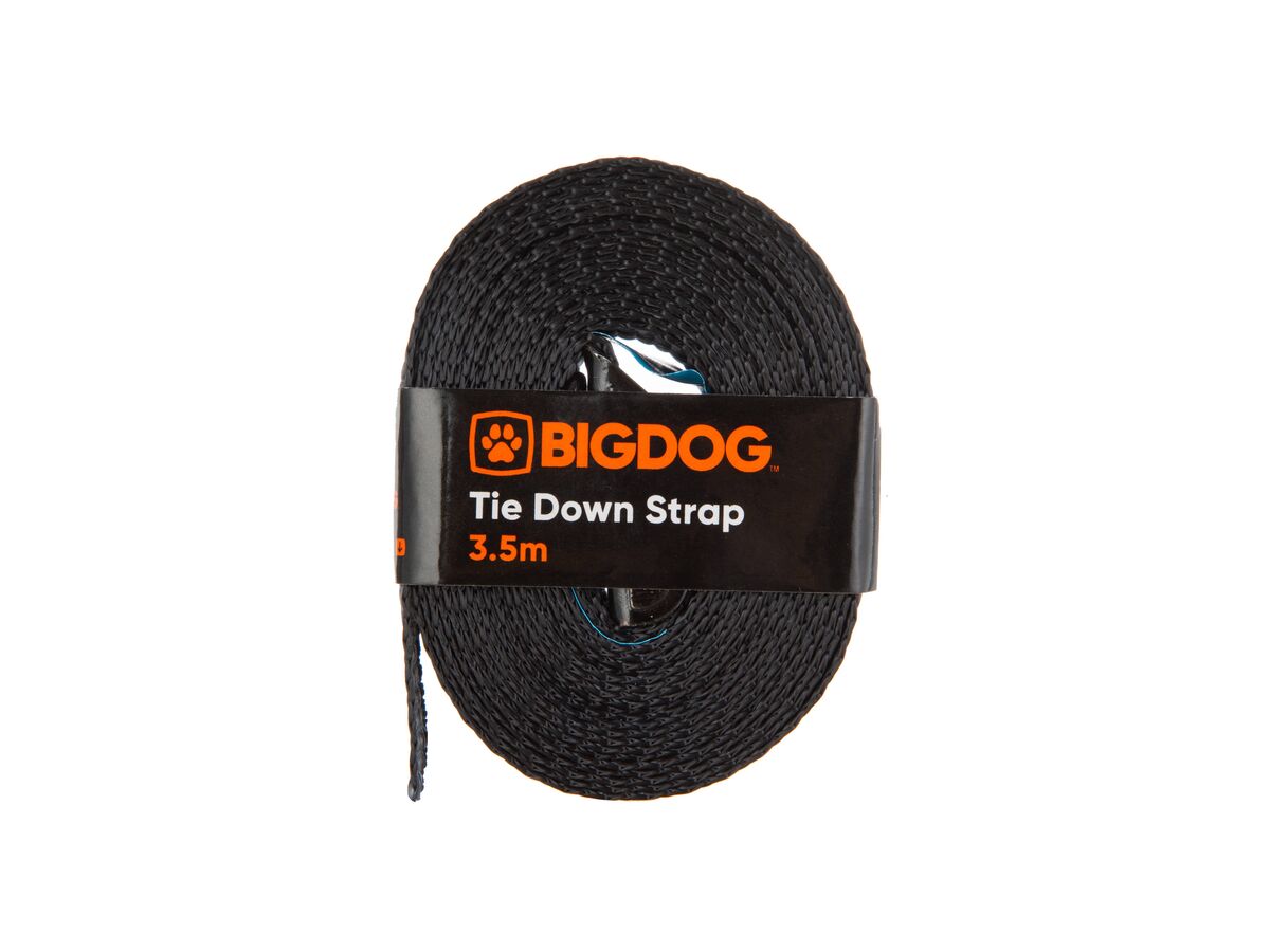 reece BigDog Tie Down Strap (Black) 3.5m