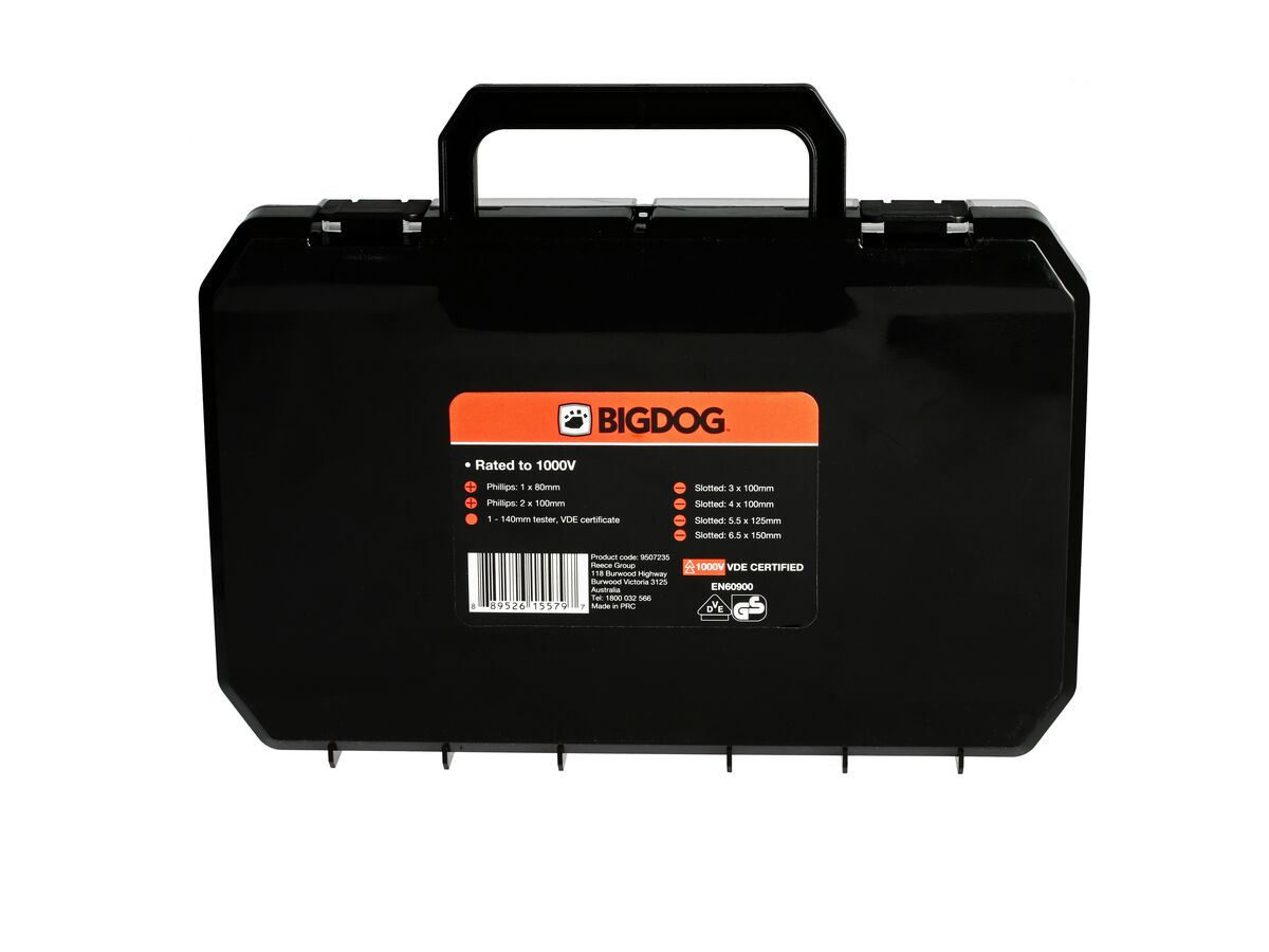 Reece Bigdog VDE Screwdriver 7 Piece Set