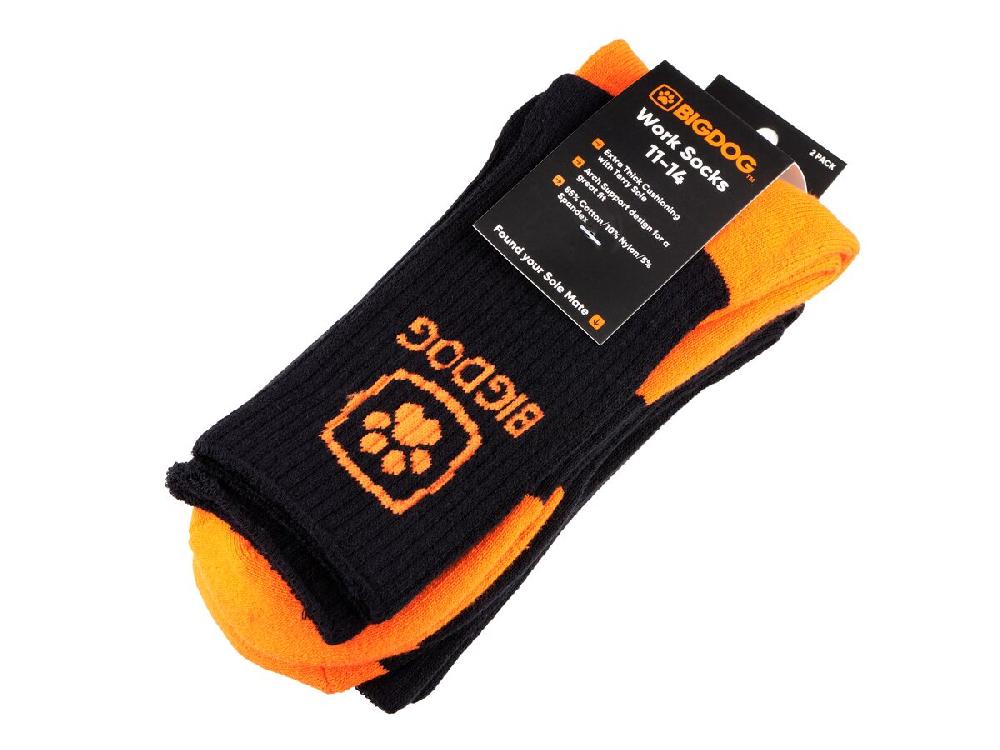 reece Bigdog Work Socks 11-14 (2pk)