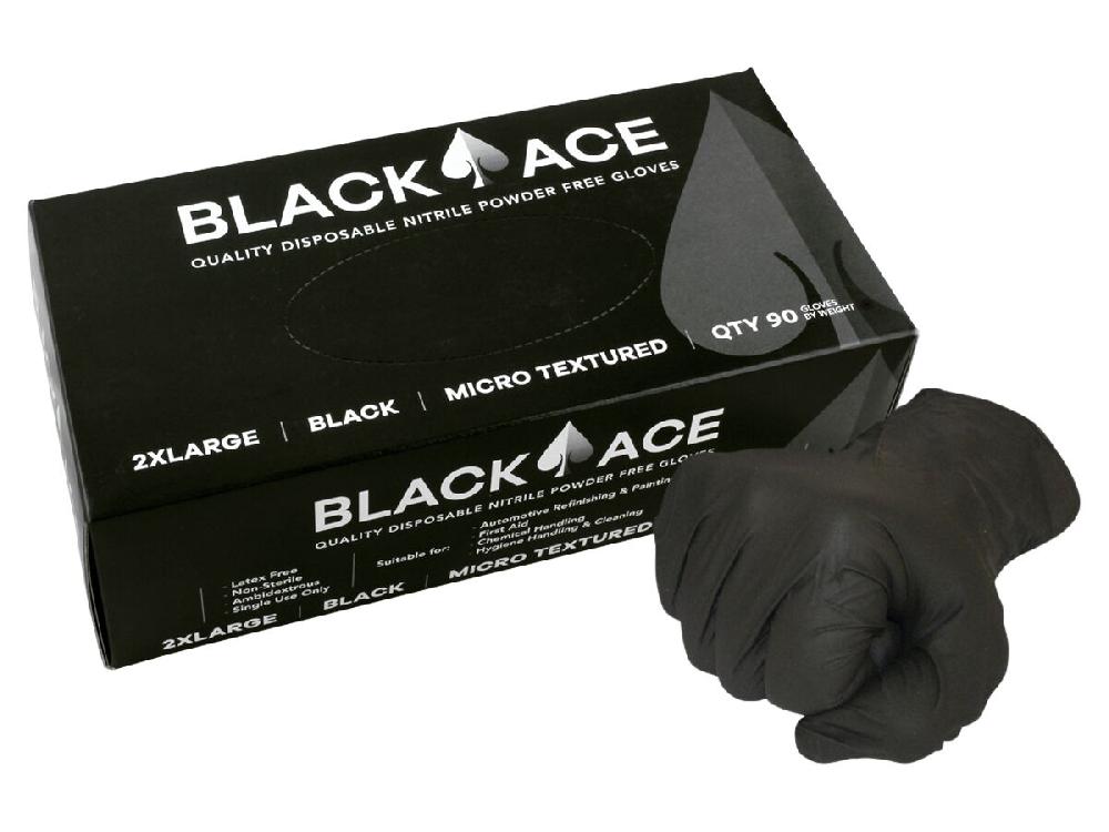 reece Black Ace Disp Nitrile Glove (100) - 2XL