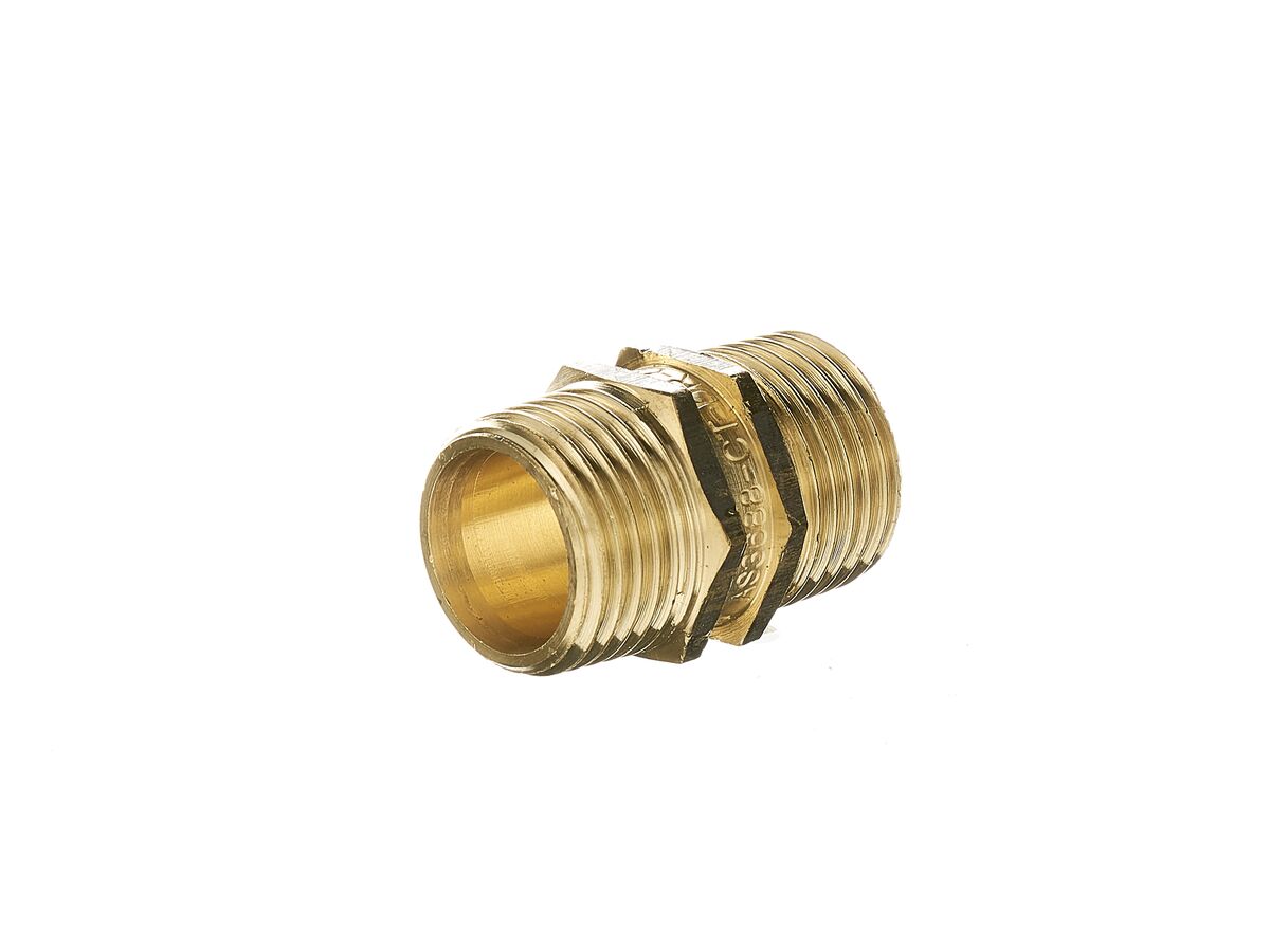 reece Brass Hex Nipple 15mm (1/2")