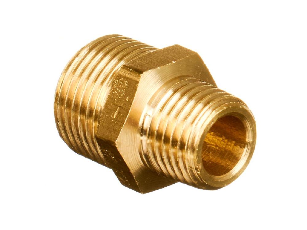 reece Brass Hex Nipple Reducing 10mm x 6mm