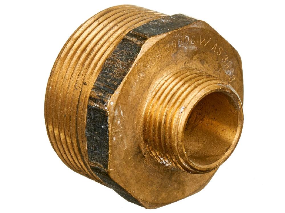 reece Brass Hex Nipple Reducing 40mm x 20mm