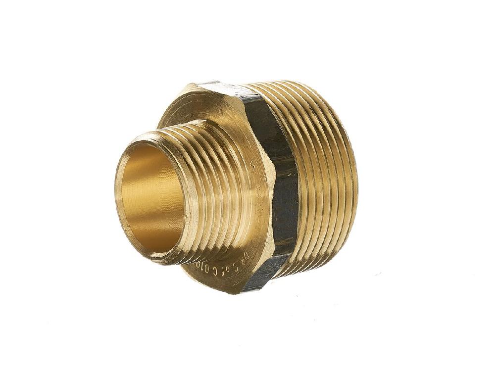 reece Brass Hex Nipple Reducing 40mm x 25mm