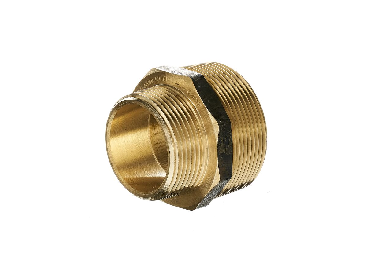 reece Brass Hex Nipple Reducing 50mm x 40mm
