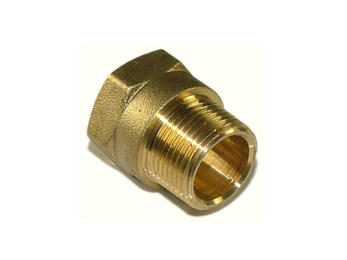 reece Brass Meter Adaptor 25mm Female x 25mm Male