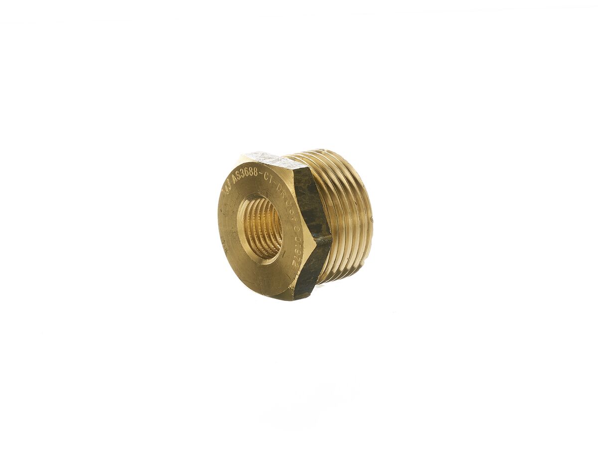 reece Brass Reducing Bush 20mm x 6mm