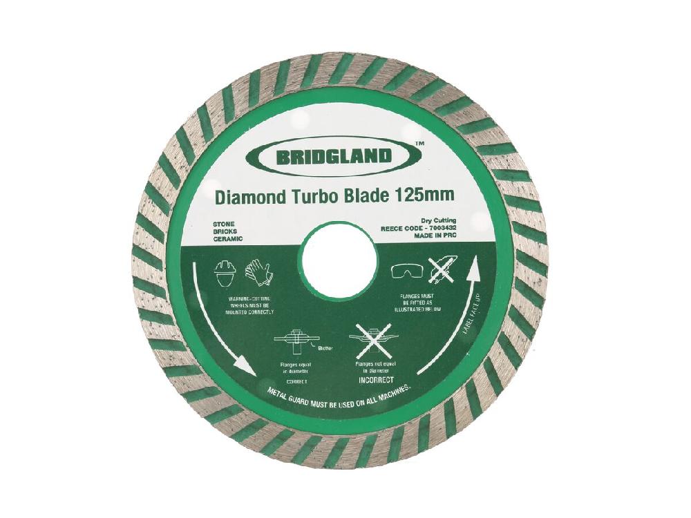 Reece Bridgland Diamond Turbo Blade 125mm