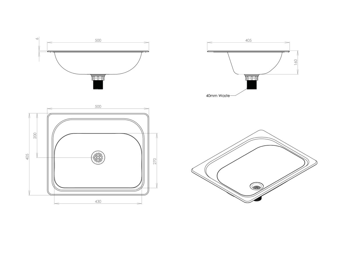 Reece Britex Wall Mounted Hand Basin With Brackets