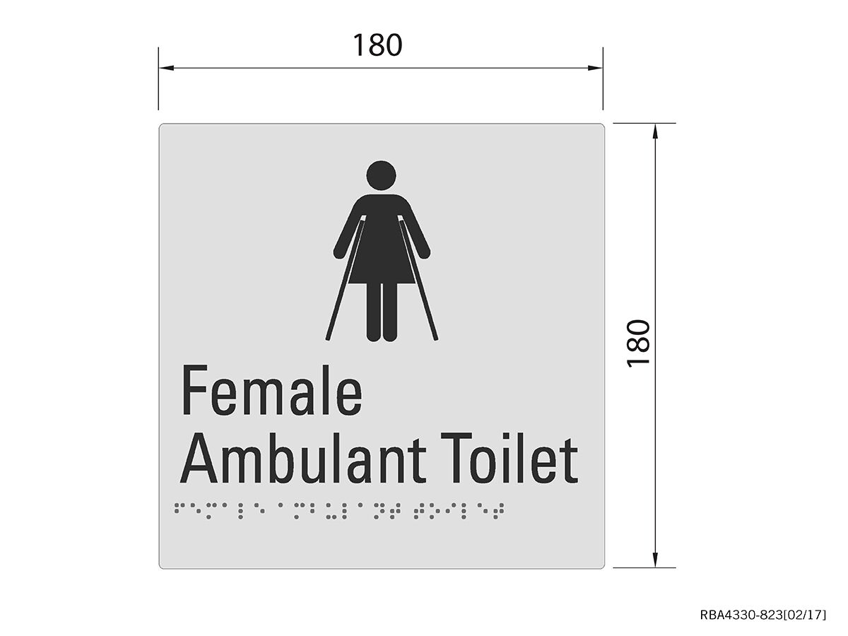 Reece Budget Femaile Ambulant Tactile Sign