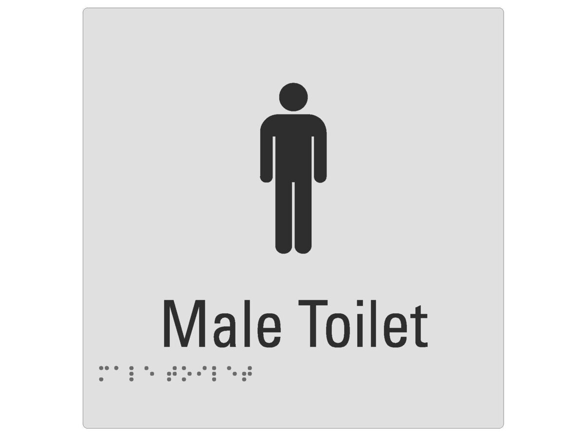 reece Budget Male Braille Tactile Sign